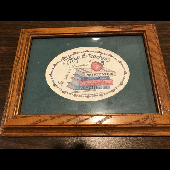 Framed Calligraphy by Lynn Norton Parker - Picture 2 of 3